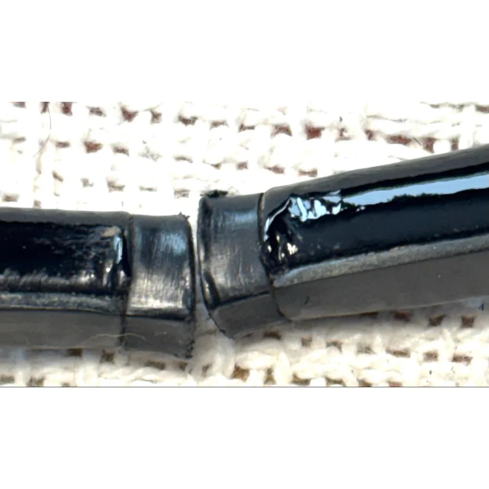 Vince Camuto Preppy Patent Leather Black Pointed Toe Stiletto Pumps Size 10 - Picture 8 of 10